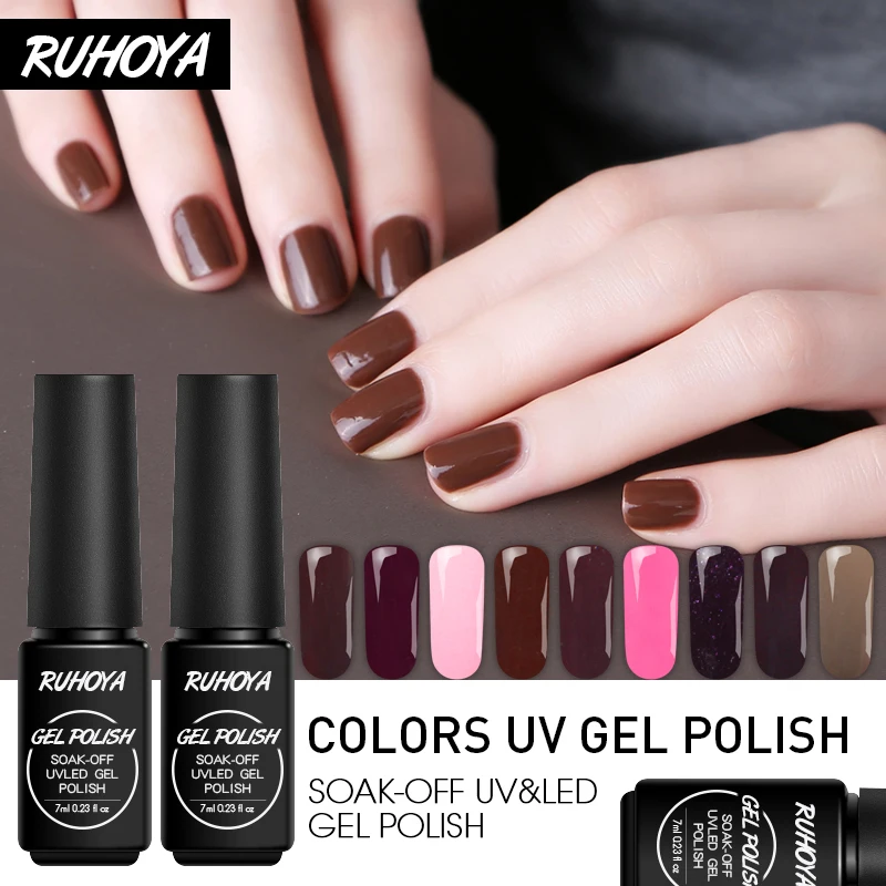 Ruhoya Professional Gel Varnish Uv Resin Pigment Acrylic Hybrid Lacquer Long Lasting Nude Colors Gel Manicure Art Nail Polish
Ruhoya Professional Gel Varnish Uv Resin Pigment Acrylic Hybrid Lacquer Long Lasting Nude Colors Gel Manicure Art Nail Polish