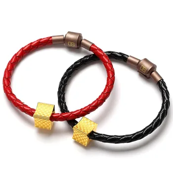 New Arrival Pure 24K Yellow Gold Bracelet Women 999 Gold 3D Loose Beads Bring Lucky Bracelet
New Arrival Pure 24K Yellow Gold Bracelet Women 999 Gold 3D Loose Beads Bring Lucky Bracelet