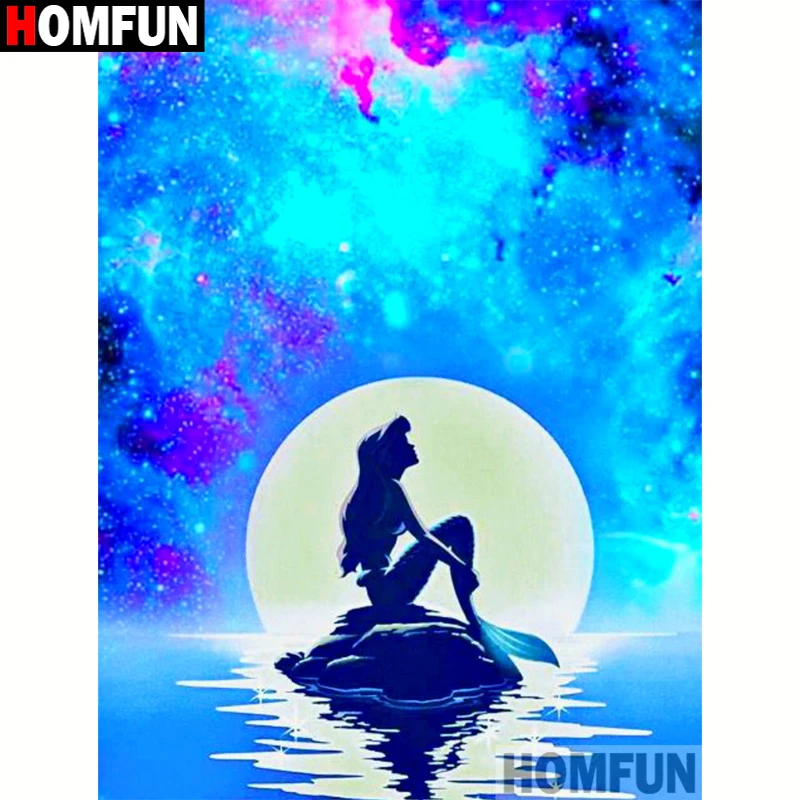HOMFUN Full Square/Round Drill 5D DIY Diamond Painting "Cartoon moon mermaid" Embroidery Cross Stitch 3D Home Decor Gift A16930
HOMFUN Full Square/Round Drill 5D DIY Diamond Painting "Cartoon moon mermaid" Embroidery Cross Stitch 3D Home Decor Gift A16930