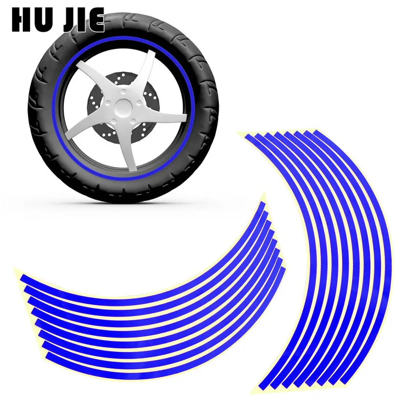 16 Pcs Strips Motorcycle Wheel Sticker Reflective Decals Rim Tape Bike Car Styling For YAMAHA HONDA SUZUKI Harley BMW 18"
16 Pcs Strips Motorcycle Wheel Sticker Reflective Decals Rim Tape Bike Car Styling For YAMAHA HONDA SUZUKI Harley BMW 18"