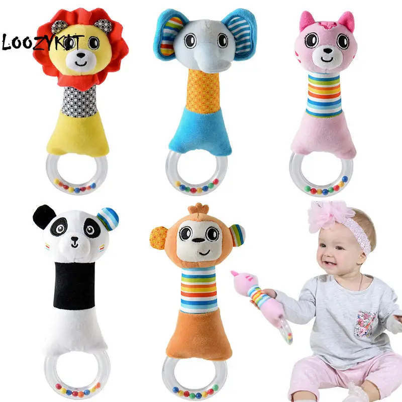 Loozykit Cute Baby Rattle Toys Rabbit Plush Baby Cartoon Bed Toys for Newborn 0-24 Months Educational Toy Rabbit Bear Hand Bells
Loozykit Cute Baby Rattle Toys Rabbit Plush Baby Cartoon Bed Toys for Newborn 0-24 Months Educational Toy Rabbit Bear Hand Bells
