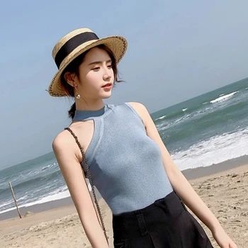 Femme Crop Tops Women Tank Tops Women Summer New Brand Cropped O Neck Sleeveless Crop Top Female Sexy Elastic Tube Outwear
Femme Crop Tops Women Tank Tops Women Summer New Brand Cropped O Neck Sleeveless Crop Top Female Sexy Elastic Tube Outwear