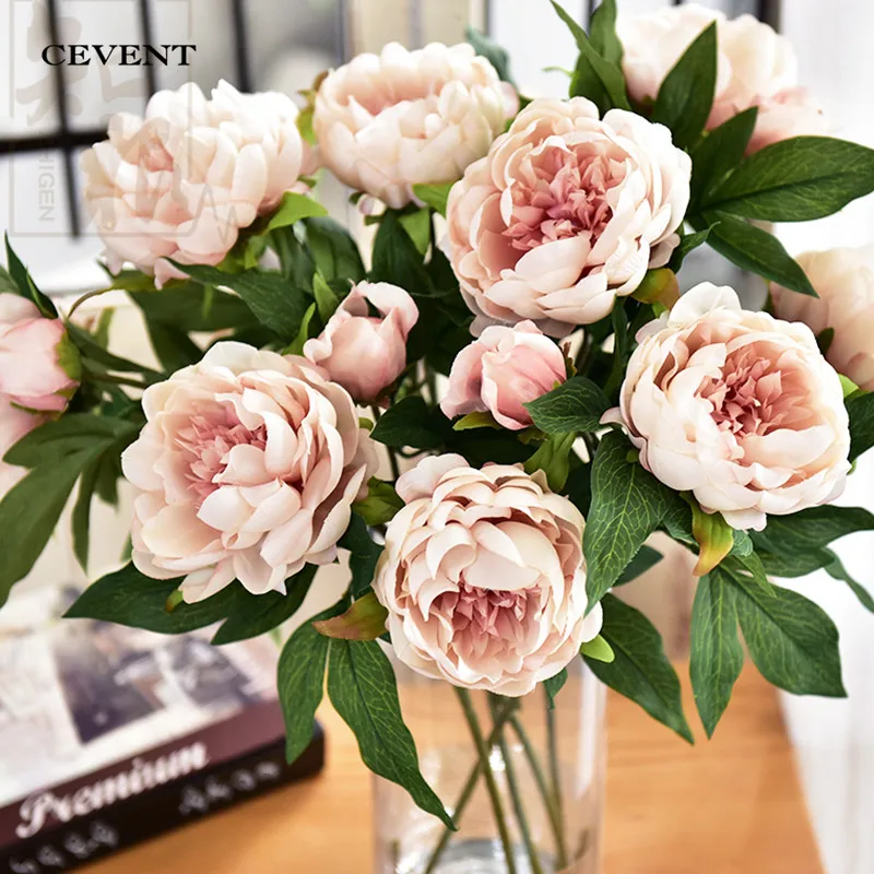 Cevent Artificial Flowers Peony 3 Heads Silk Flowers Home Decoration Wedding Flowers Artificial Decorations Party Supplies
Cevent Artificial Flowers Peony 3 Heads Silk Flowers Home Decoration Wedding Flowers Artificial Decorations Party Supplies