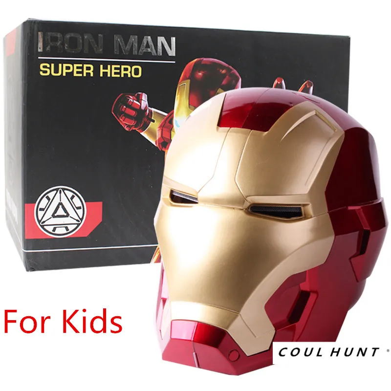 Iron Man Motorcycle Helmet Cosplay Mask for Kids Touch Sensing Mask with LED Eyes Super Hero Series Figure Model Toy for Boys
Iron Man Motorcycle Helmet Cosplay Mask for Kids Touch Sensing Mask with LED Eyes Super Hero Series Figure Model Toy for Boys