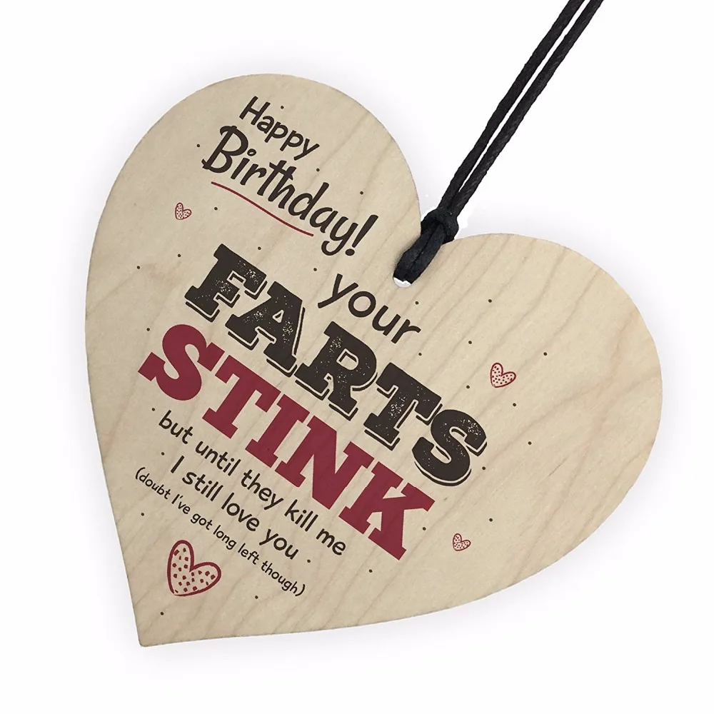 Still Love You Funny Happy Birthday Wooden Heart Boyfriend Husband Girlfriend Wife Thank You Home DIY Decorations Card Gift
Still Love You Funny Happy Birthday Wooden Heart Boyfriend Husband Girlfriend Wife Thank You Home DIY Decorations Card Gift