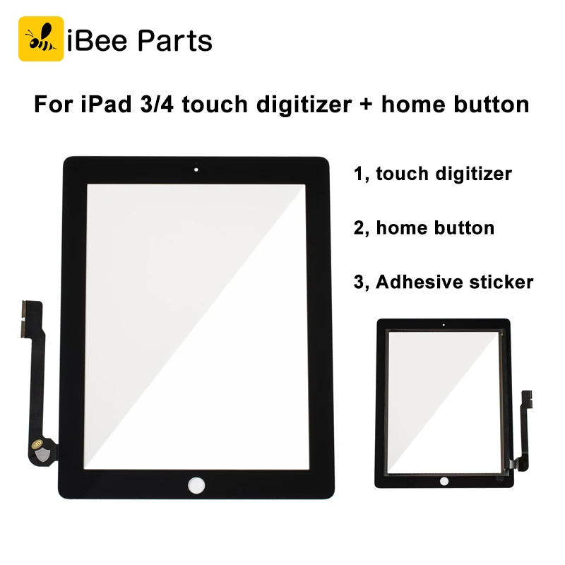 1PCS Good Quality for iPad 3/4 Touch Screen Digitizer Assembly with Home Button & Home Flex Cable free Aliexpress shipping
1PCS Good Quality for iPad 3/4 Touch Screen Digitizer Assembly with Home Button & Home Flex Cable free Aliexpress shipping