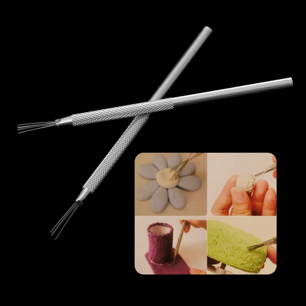 1/2PCS 7 Pin Feather Wire Texture Ceramics Tools Polymer Clay Sculpting Modeling Tool Pottery Texture Brush Tools Strong Wire
1/2PCS 7 Pin Feather Wire Texture Ceramics Tools Polymer Clay Sculpting Modeling Tool Pottery Texture Brush Tools Strong Wire