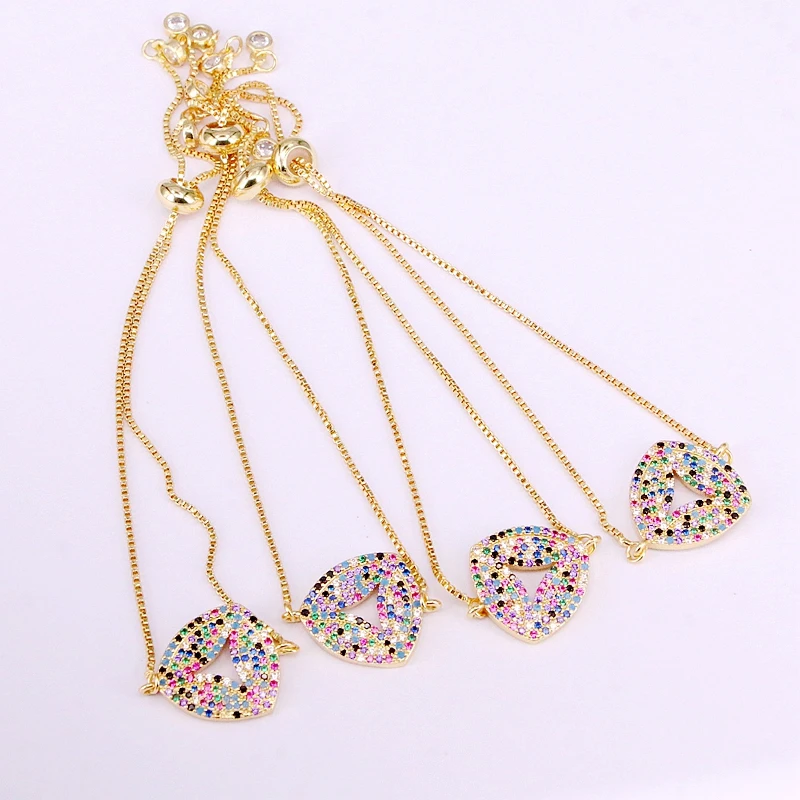 6PCS, Rainbow Brilliant CZ Micro Pave Fashion Charm Colorful Zirconia Link Chain Crystal Bracelets
6PCS, Rainbow Brilliant CZ Micro Pave Fashion Charm Colorful Zirconia Link Chain Crystal Bracelets
