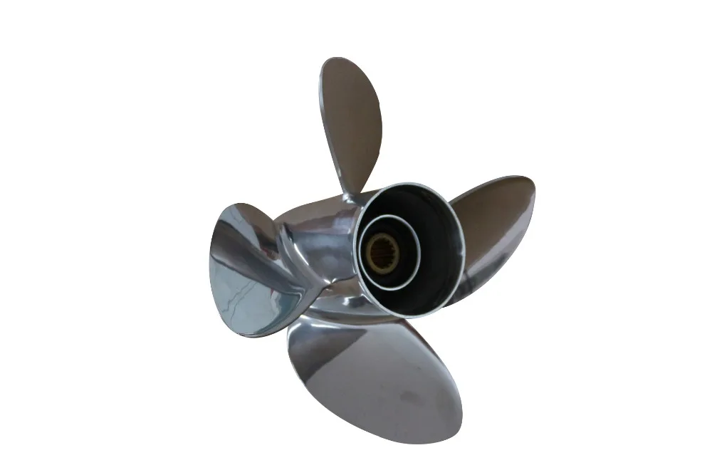 4x13 x 19 outboard 4 Blade Propellers STAINLESS STEEL Propeller fit to tohatsu or yamaha 60-115 hp engine cheap boat motors
4x13 x 19 outboard 4 Blade Propellers STAINLESS STEEL Propeller fit to tohatsu or yamaha 60-115 hp engine cheap boat motors