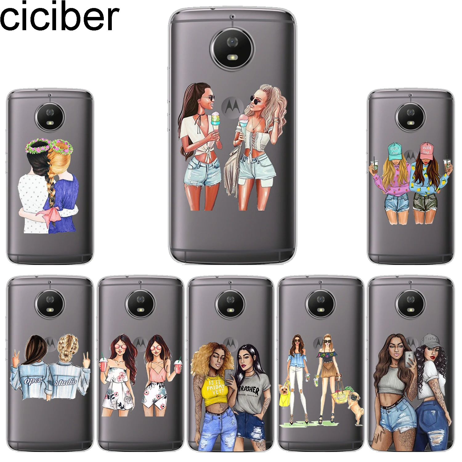 ciciber Phone Case for Motorola Moto G6 G5 G4 G5S M Soft TPU for Moto E5 E4 Z2 Z3 C Play Plus Go X4 One Power Back Cover Funda
ciciber Phone Case for Motorola Moto G6 G5 G4 G5S M Soft TPU for Moto E5 E4 Z2 Z3 C Play Plus Go X4 One Power Back Cover Funda