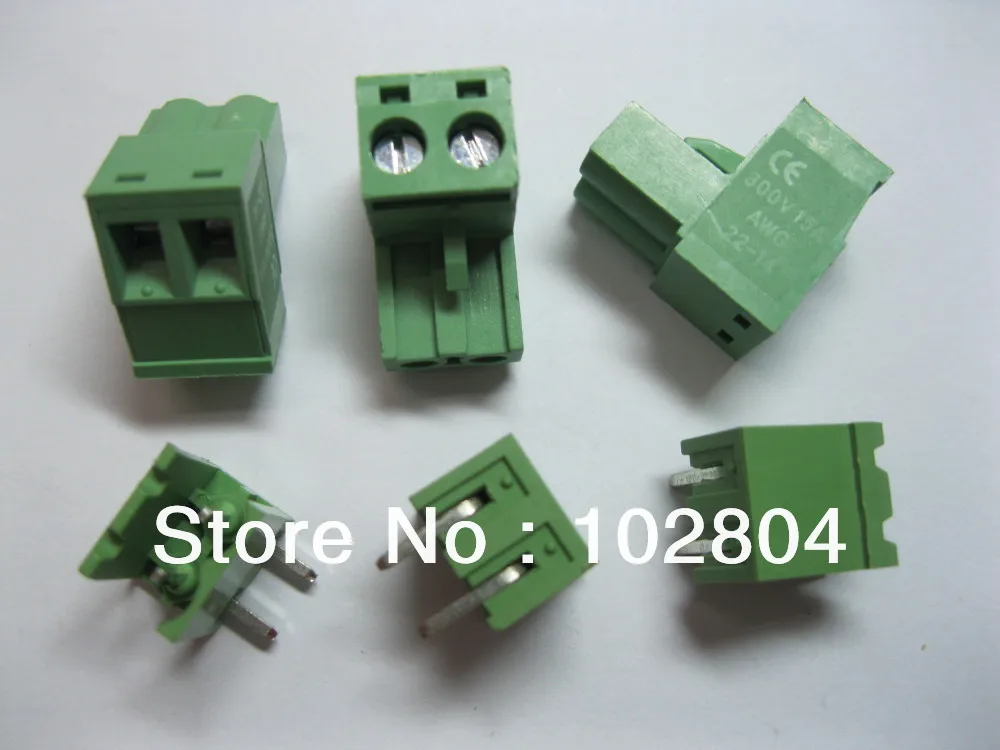 60 Pcs Angle 2way/pin Pitch 5.08mm Screw Terminal Block Connector Pluggable Type Green 2EDCK-2EDCV-5.08
60 Pcs Angle 2way/pin Pitch 5.08mm Screw Terminal Block Connector Pluggable Type Green 2EDCK-2EDCV-5.08