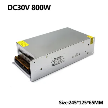 Factory outlet AC-DC Power Supply DC30V 26.7A 800W AC DC Converter LED Driver Switching Power Source For Led Light CCTV
Factory outlet AC-DC Power Supply DC30V 26.7A 800W AC DC Converter LED Driver Switching Power Source For Led Light CCTV