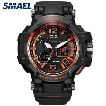 Smael Fashion Outdoor Sport Brand Men Watch Waterproof Multi-Function Dual Display Men's Clock Electronic Wrist Watches reloj
Smael Fashion Outdoor Sport Brand Men Watch Waterproof Multi-Function Dual Display Men's Clock Electronic Wrist Watches reloj