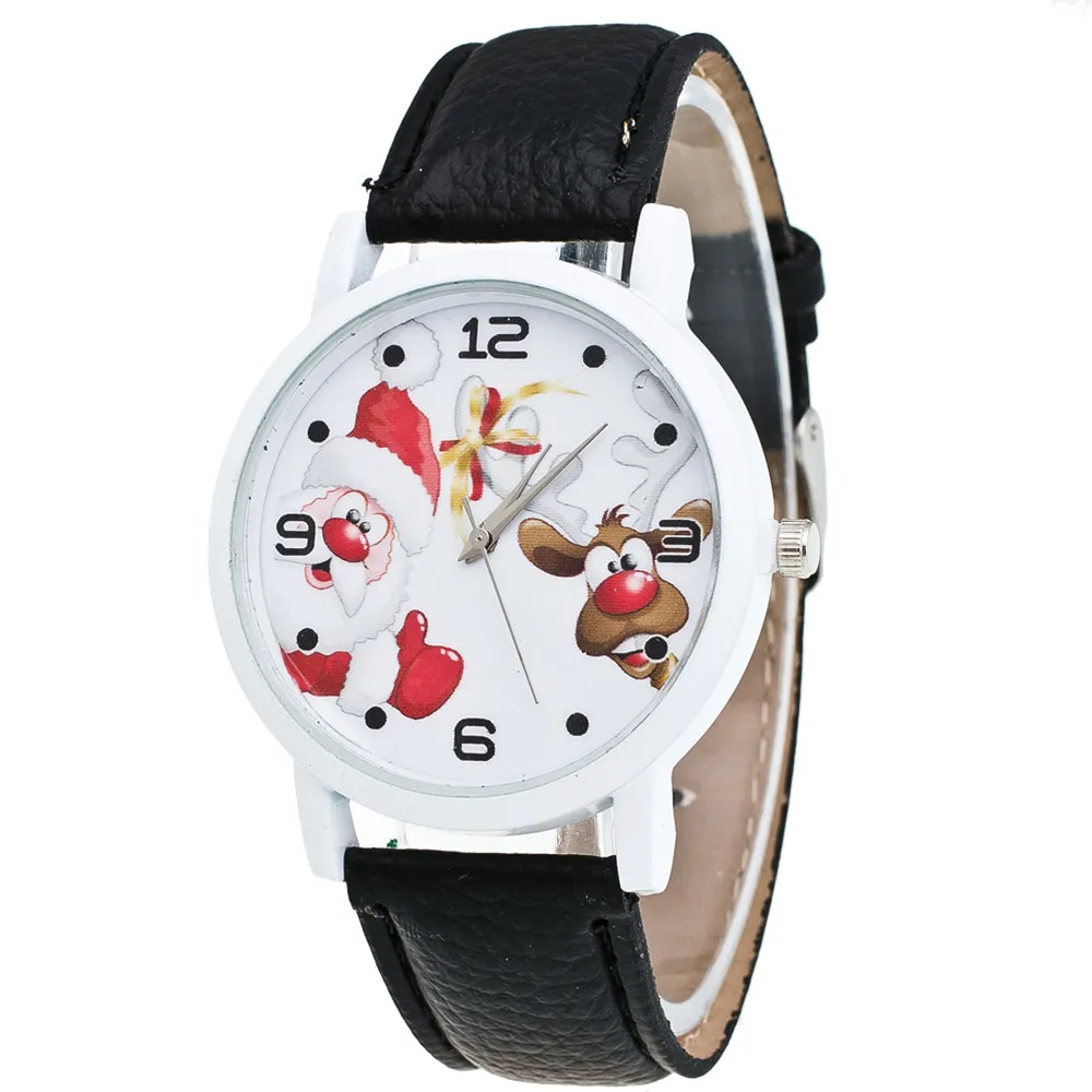 Christmas Gift Lady Glass Mirror Watch Santa Claus Deer Pattern Leather Strap Top Brand Luxury Male Clock Business Mens Wrist
Christmas Gift Lady Glass Mirror Watch Santa Claus Deer Pattern Leather Strap Top Brand Luxury Male Clock Business Mens Wrist
