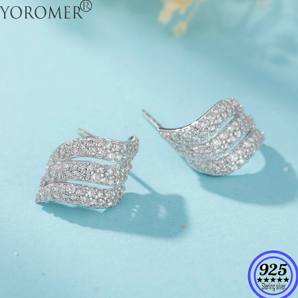 YOROMER 925 sterling silver earrings zirconia small wing stud earrings women simple earring fashion Jewelry girls white
YOROMER 925 sterling silver earrings zirconia small wing stud earrings women simple earring fashion Jewelry girls white