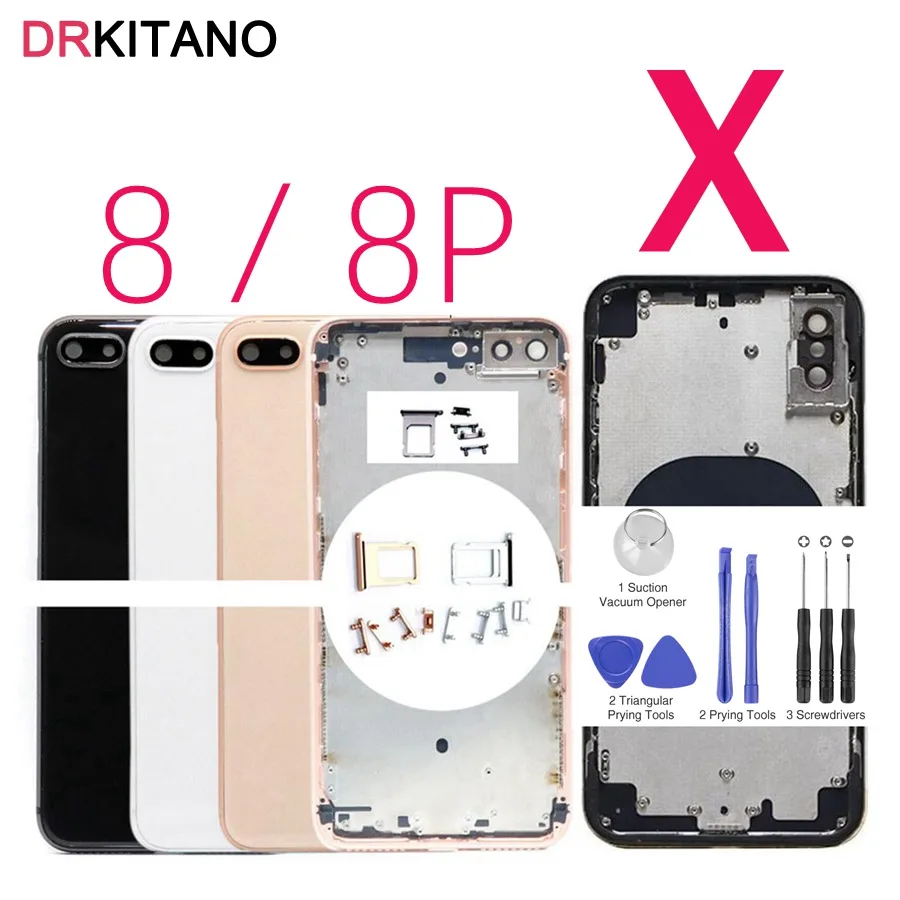 For Apple iPhone X Back Housing Battery Cover For iPhone 8 Rear Door Case For iPhone X Back Housing Middle Chassis Body Replace
For Apple iPhone X Back Housing Battery Cover For iPhone 8 Rear Door Case For iPhone X Back Housing Middle Chassis Body Replace
