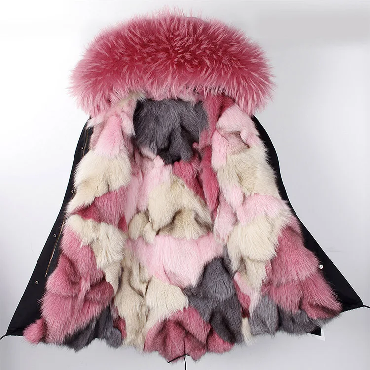 Winter Jacket Women Brand 2019 New Parka Fur Coat Genuine Natural Fox Real Fur Coat Real Raccoon Fur Collar Thick Warm Parkas
Winter Jacket Women Brand 2019 New Parka Fur Coat Genuine Natural Fox Real Fur Coat Real Raccoon Fur Collar Thick Warm Parkas