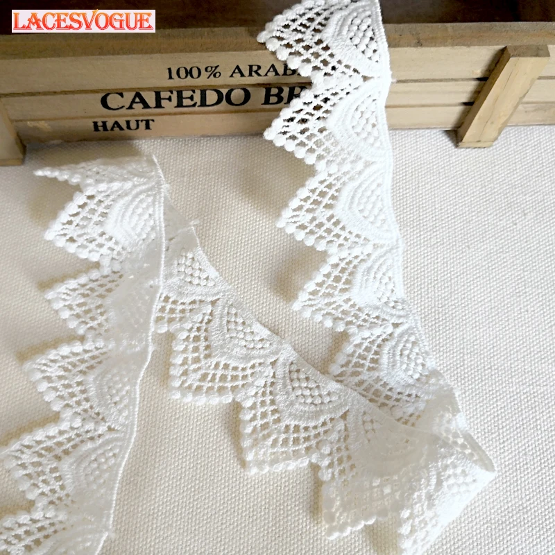 19yards/lot 3.5cm Cotton lace ribbon Embroidered Cotton Lace trims Patchwork lace material Sewing craft Clothes edge LAV756
19yards/lot 3.5cm Cotton lace ribbon Embroidered Cotton Lace trims Patchwork lace material Sewing craft Clothes edge LAV756