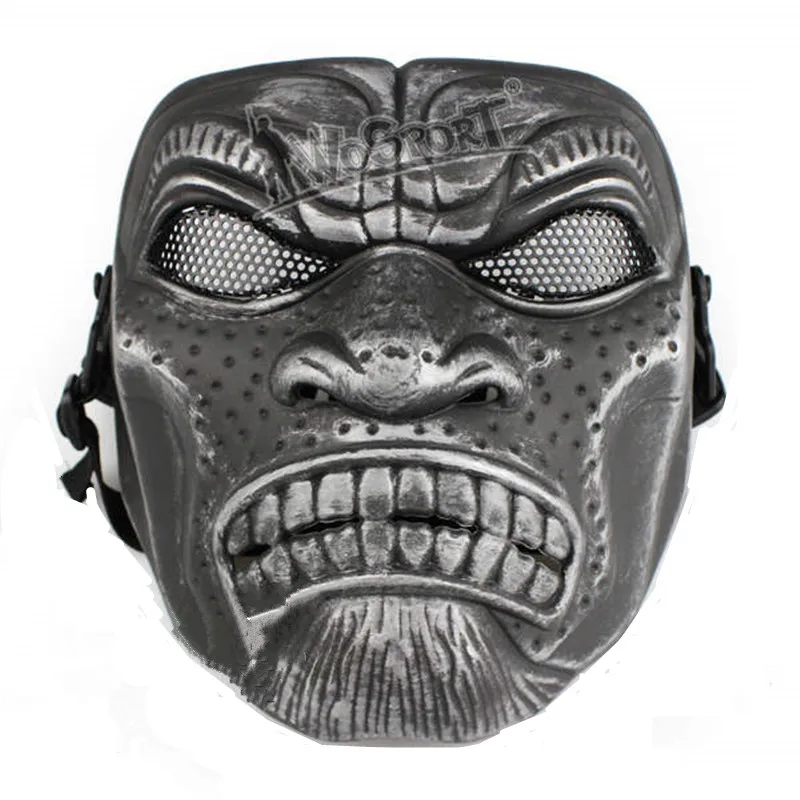 WoSporT Tactical Helmet Face Masks Military Steel Net Protective Outdoor Paintball CS Training Halloween Horrible Cosplay Masks
WoSporT Tactical Helmet Face Masks Military Steel Net Protective Outdoor Paintball CS Training Halloween Horrible Cosplay Masks