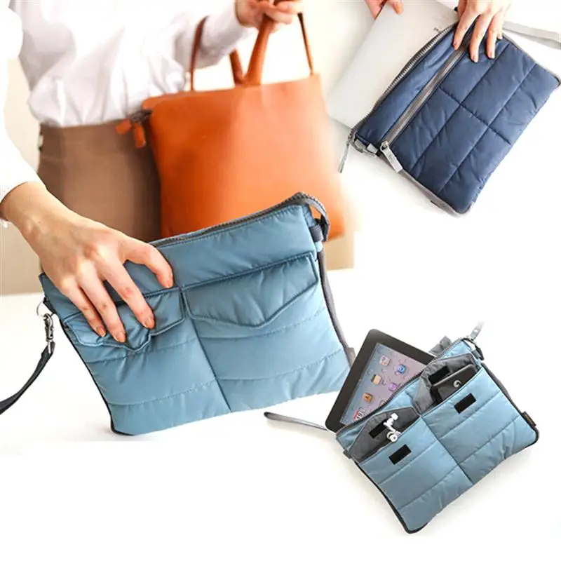Nylon Zippered Gadget Pouch Bag in Bag Handbag Travel Storage Bag Organizer for iPad /Tablets
Nylon Zippered Gadget Pouch Bag in Bag Handbag Travel Storage Bag Organizer for iPad /Tablets