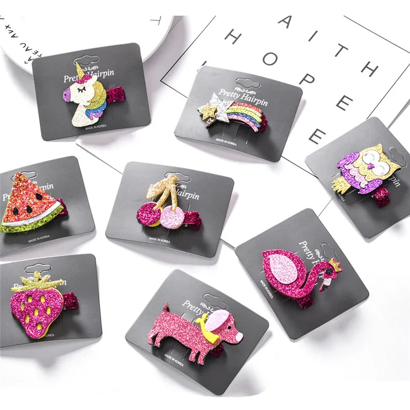 Glitter Cartoon Unicorn Flamingo Sequins Hair Clips Animal Hairpin Paillette Hair Pins Toddler Hair Accessories For Girl
Glitter Cartoon Unicorn Flamingo Sequins Hair Clips Animal Hairpin Paillette Hair Pins Toddler Hair Accessories For Girl