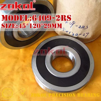 ZOKOL 6409RS bearing 6409 2RS 180409 6409-2RS Deep Groove ball bearing 45*120*29mm
ZOKOL 6409RS bearing 6409 2RS 180409 6409-2RS Deep Groove ball bearing 45*120*29mm