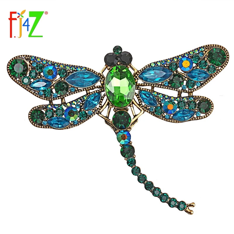 F.J4Z Hot Fashion Vivid Big Dragonfly Costume Brooches Pins For Lady Party Decoration Unusual Fancy Luxury Crystal Gift Brooches
F.J4Z Hot Fashion Vivid Big Dragonfly Costume Brooches Pins For Lady Party Decoration Unusual Fancy Luxury Crystal Gift Brooches
