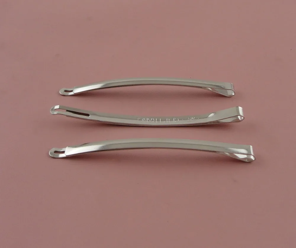 10PCS 5mm*9.0cm 3.5" Silver Finish arc-shaped Metal bobby pins Hair slides at nickle free,lead free for women hair accessories
10PCS 5mm*9.0cm 3.5" Silver Finish arc-shaped Metal bobby pins Hair slides at nickle free,lead free for women hair accessories