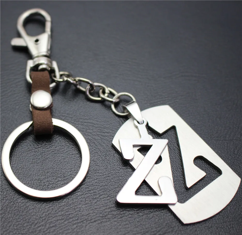 Capital Letter Z Separable Stainless Steel Pendant Leather Keychains Charm Bag Hang Car Keyring 26 Letters Series Gift
Capital Letter Z Separable Stainless Steel Pendant Leather Keychains Charm Bag Hang Car Keyring 26 Letters Series Gift
