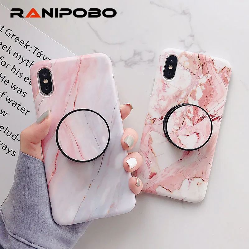 Retro Marble Stand Phone Case For iPhone XS MAX X XR Soft Silicone Grip Holder Jade Marble Back Cover For Iphone 6 6s 7 8 Plus
Retro Marble Stand Phone Case For iPhone XS MAX X XR Soft Silicone Grip Holder Jade Marble Back Cover For Iphone 6 6s 7 8 Plus