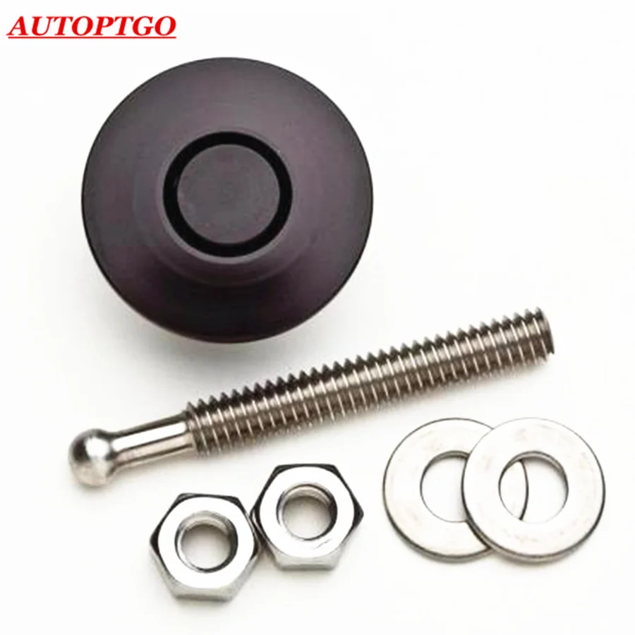 Black 1.25" Push Button Quik Latch Mini Quick Release Latch Fastener For Auto Car Truck Suv Modified Bumper Hood Lock Pin Clip
Black 1.25" Push Button Quik Latch Mini Quick Release Latch Fastener For Auto Car Truck Suv Modified Bumper Hood Lock Pin Clip