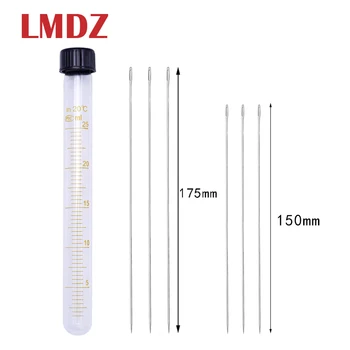 LMDZ 6Pcs 175mm 150mm Big Size Large Long Steel Needle Big Holes Sewing Needle Home Hand Sewing Tools With Needle Bottle
LMDZ 6Pcs 175mm 150mm Big Size Large Long Steel Needle Big Holes Sewing Needle Home Hand Sewing Tools With Needle Bottle