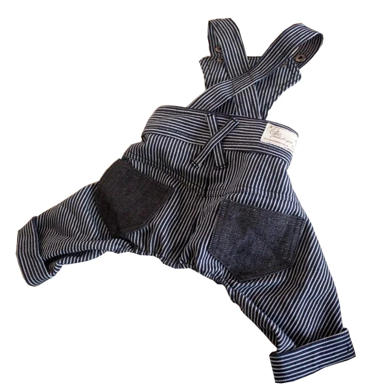 New 2019 Fashion Pet Dog Overalls Clothes Small Dog Costume Black White Stripes Jeans Jumpsuit Pants Clothes For Dogs Apparel
New 2019 Fashion Pet Dog Overalls Clothes Small Dog Costume Black White Stripes Jeans Jumpsuit Pants Clothes For Dogs Apparel