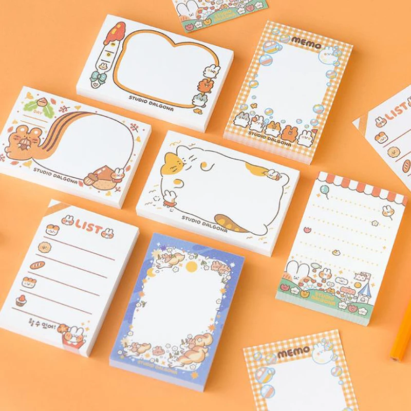 1 Pcs Cute 100 Sheets Lovely Bread Unicorn Cat Rabbit Paper Memo Pads Stationery N Times Sticky Notes Portable Notepad Papeleria
1 Pcs Cute 100 Sheets Lovely Bread Unicorn Cat Rabbit Paper Memo Pads Stationery N Times Sticky Notes Portable Notepad Papeleria