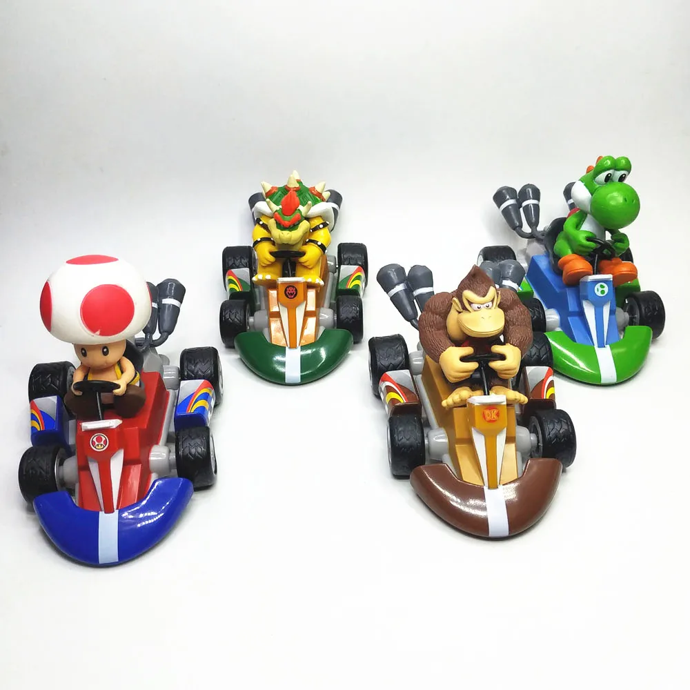 Super Mario Bros Luigi Peach Toad Mushroom Kart Pull Back Car Pvc Action Figures Kids Toys
Super Mario Bros Luigi Peach Toad Mushroom Kart Pull Back Car Pvc Action Figures Kids Toys