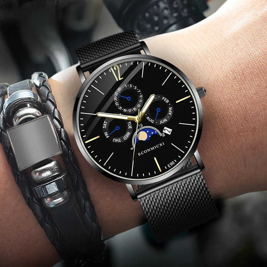 Fashion Men's Watch Alloy Business Quartz Wrist Watch Mesh Band 30m Waterproof Wristwatch Men Masculino Relogio Watch Clock M20#
Fashion Men's Watch Alloy Business Quartz Wrist Watch Mesh Band 30m Waterproof Wristwatch Men Masculino Relogio Watch Clock M20#