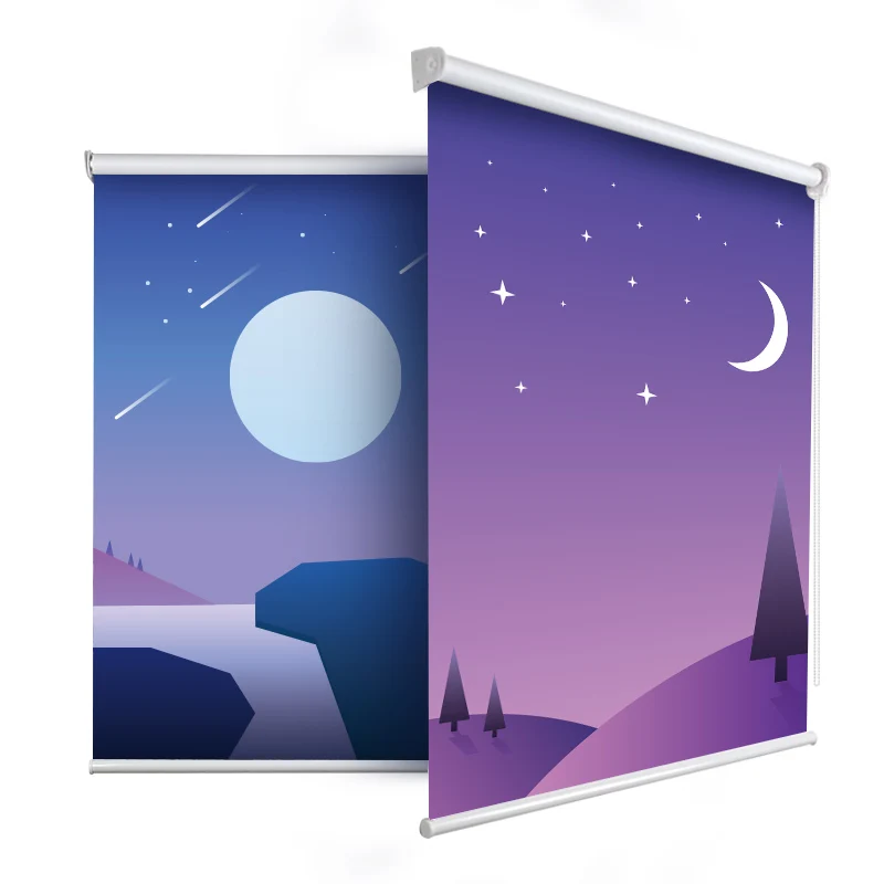 Casaya Romantic Star moon Printed Roller Blinds Custom personalized Cartoon print Curtains Sunshading Kids children's room
Casaya Romantic Star moon Printed Roller Blinds Custom personalized Cartoon print Curtains Sunshading Kids children's room