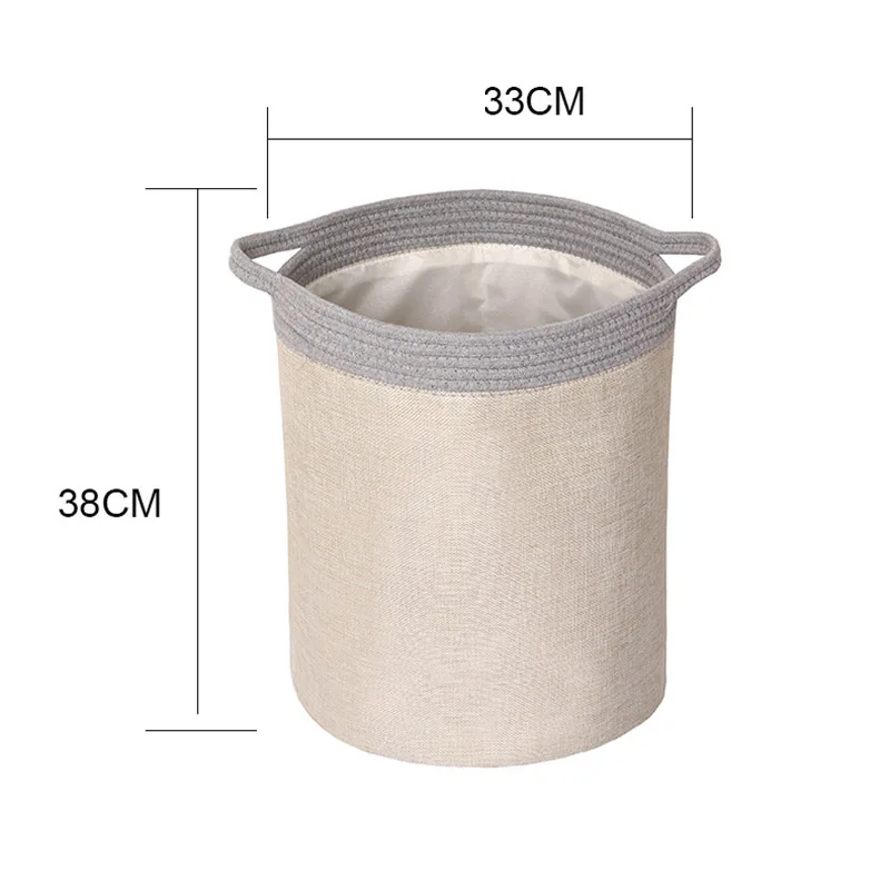 Foldable Imitation Linen Laundry Basket Washable Round Clothes Bag with Handles UD88
Foldable Imitation Linen Laundry Basket Washable Round Clothes Bag with Handles UD88