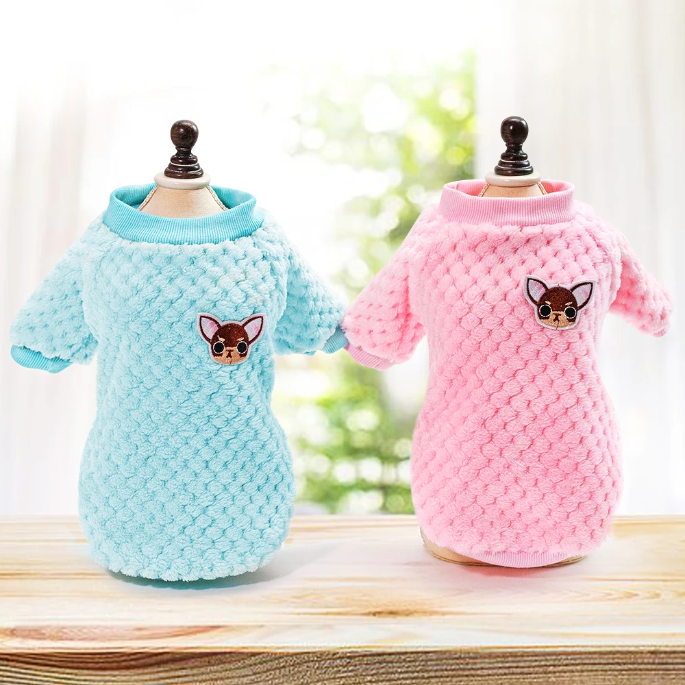 Puppy Dog Clothes Winter Warm Pet Cat Clothes Chihuahua Yorkshire Small Dogs Cats Coat Pets Clothing Outfit Ropa Perro Schnauzer