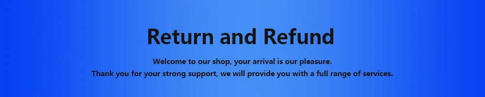 return and refund