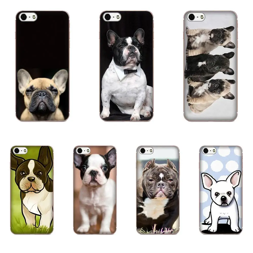 For Galaxy A3 A5 A7 On5 On7 2015 2016 2017 Grand Alpha G850 Core2 Prime S2 I9082 TPU Phone Coque French Bulldog Puppy Soft | Мобильные