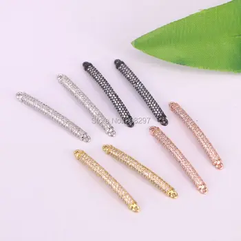 10Pcs 4x36mm 4 color Plated Brass Micro Pave Zircon CZ Long Tube Shape Connector Beads For Charms Bracelet DIY Jewelry Making
10Pcs 4x36mm 4 color Plated Brass Micro Pave Zircon CZ Long Tube Shape Connector Beads For Charms Bracelet DIY Jewelry Making