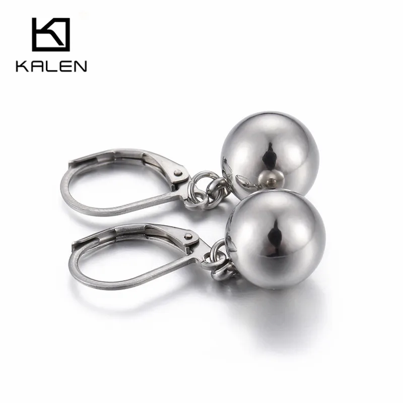 Kalen New 1Pair Small Imitate Spherical Ball Dangle Fashion Stainless Steel Earrings Silver Color Long Earring For Women Jewelry
Kalen New 1Pair Small Imitate Spherical Ball Dangle Fashion Stainless Steel Earrings Silver Color Long Earring For Women Jewelry