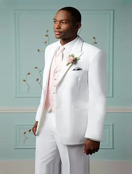 New decorative white men's suit Xinlang wedding dress custom best men's suit men's party clothes casual dress three-piece suit
New decorative white men's suit Xinlang wedding dress custom best men's suit men's party clothes casual dress three-piece suit