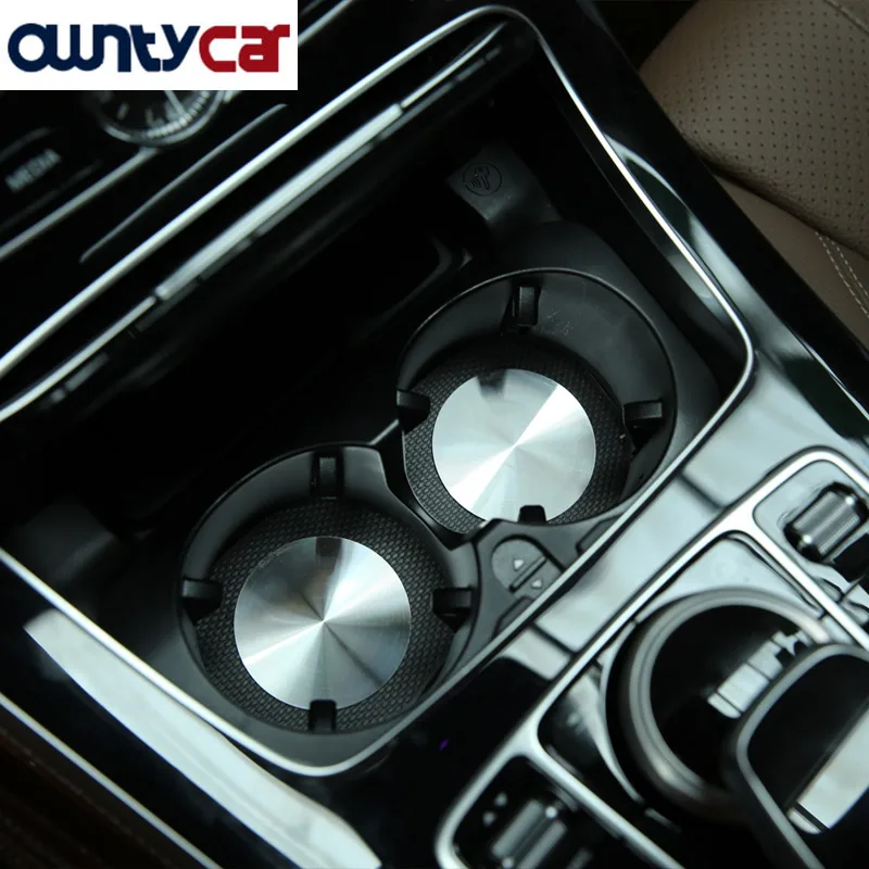 2PCS 304 Stainless Steel Cup Holder Mat Cover For Mercedes benz E Class W213 W212 Car-styling 3d Stickers
2PCS 304 Stainless Steel Cup Holder Mat Cover For Mercedes benz E Class W213 W212 Car-styling 3d Stickers