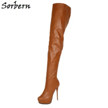 Sorbern Med Brown Boots Women Over The Knee Custom Leg Size Women Shoes Big Size 45 Long Shoes Thigh High Boots Custom Color
Sorbern Med Brown Boots Women Over The Knee Custom Leg Size Women Shoes Big Size 45 Long Shoes Thigh High Boots Custom Color
