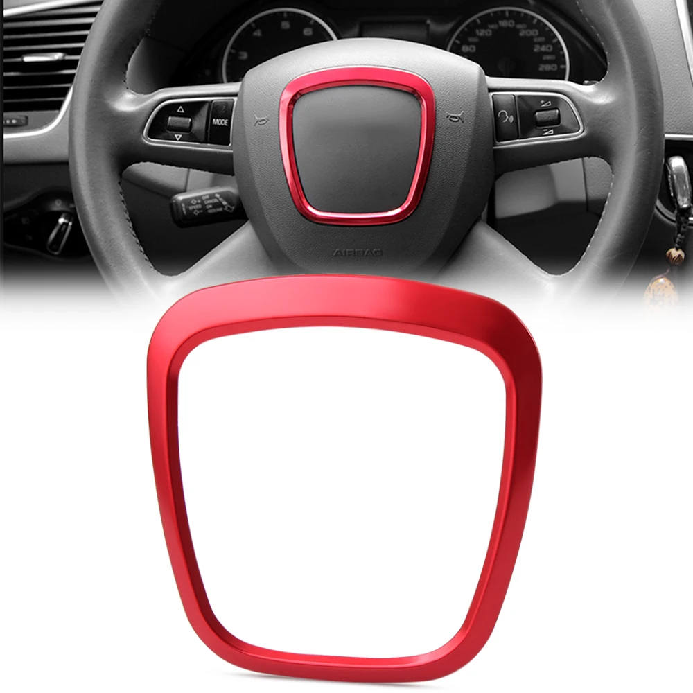 Silver Red Steering Wheel Emblem Logo Frame Decorative For Audi A4 A5 A6 Q5 Q7 Plastic Chrome Ring Glue Sticker For Car Steering
Silver Red Steering Wheel Emblem Logo Frame Decorative For Audi A4 A5 A6 Q5 Q7 Plastic Chrome Ring Glue Sticker For Car Steering