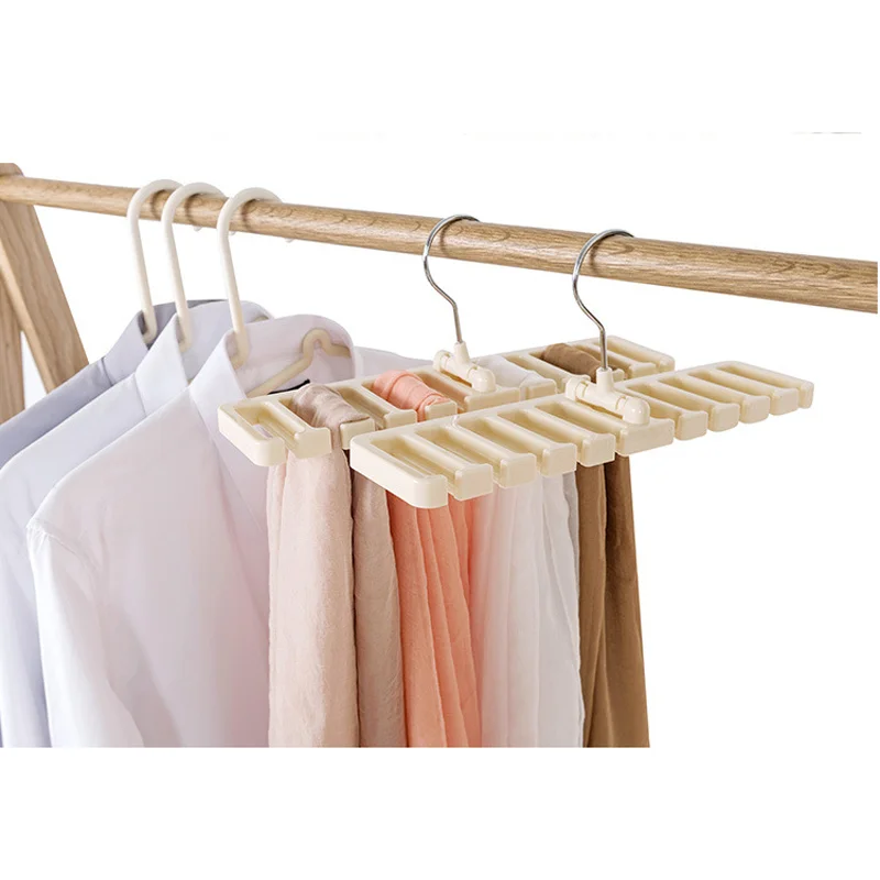 DIY Tie Belt Storage Rack Organizer Space Saver Tops Bra Rotating Hanger Holder Home 3 Color