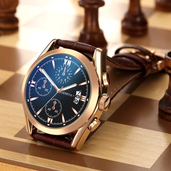 Men Business Watches Luxury Quartz AnalogSports Brand Chronograph Wristwatch Leather Strap Male Clock Relogio Masculino
Men Business Watches Luxury Quartz AnalogSports Brand Chronograph Wristwatch Leather Strap Male Clock Relogio Masculino