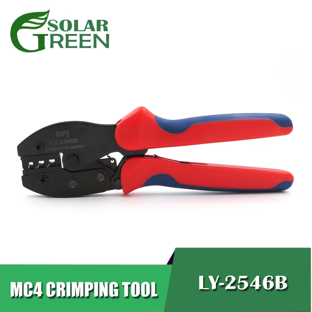 LY-2546B MC4 Solar Panel Install Connectors Plier Crimping Tool for 2.5/4/6mm2(14-10AWG) with Soft Handle
LY-2546B MC4 Solar Panel Install Connectors Plier Crimping Tool for 2.5/4/6mm2(14-10AWG) with Soft Handle